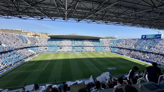 Imagen del estadio de La Rosaleda de Málaga.