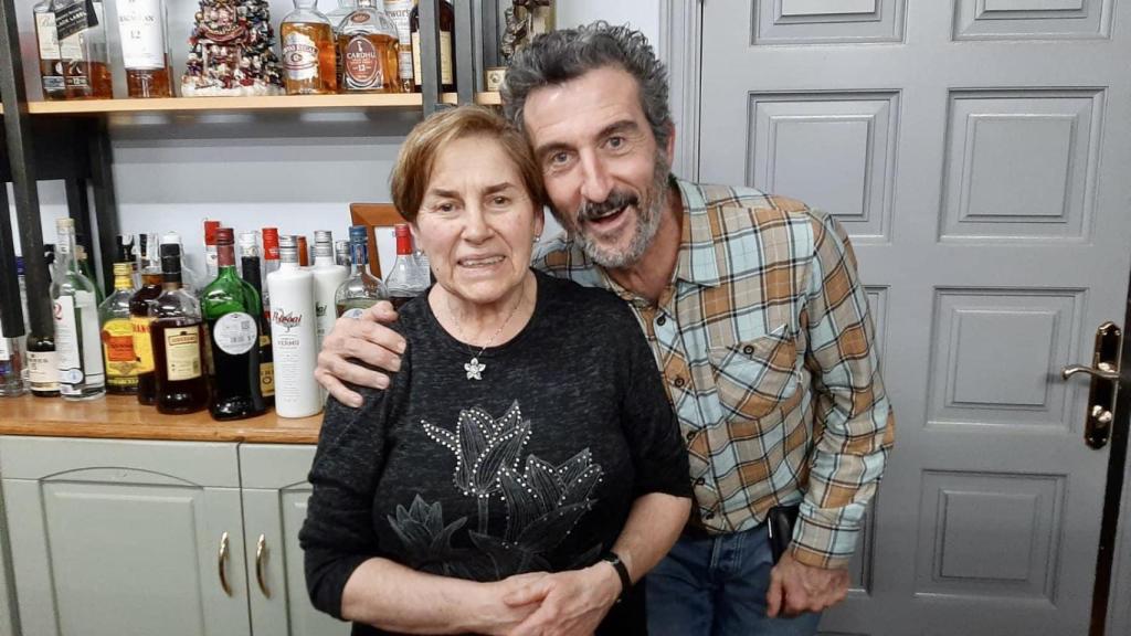 El actor Luis Zahera en Casa Celia.