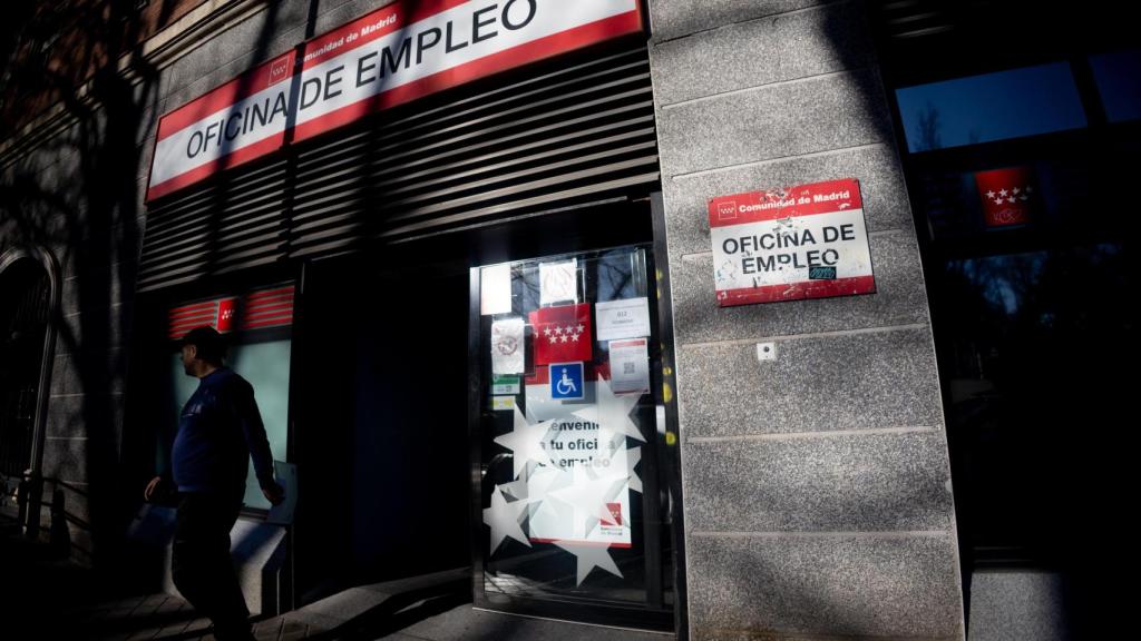 Una oficina de empleo, en Madrid.