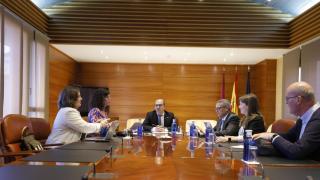 Reunión de la Mesa de las Cortes de Castilla-La Mancha.