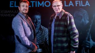 Los cantantes Manolo García (i) y Quimi Portet (d), del ‘Último de la Fila’. Foto: Europa Press.