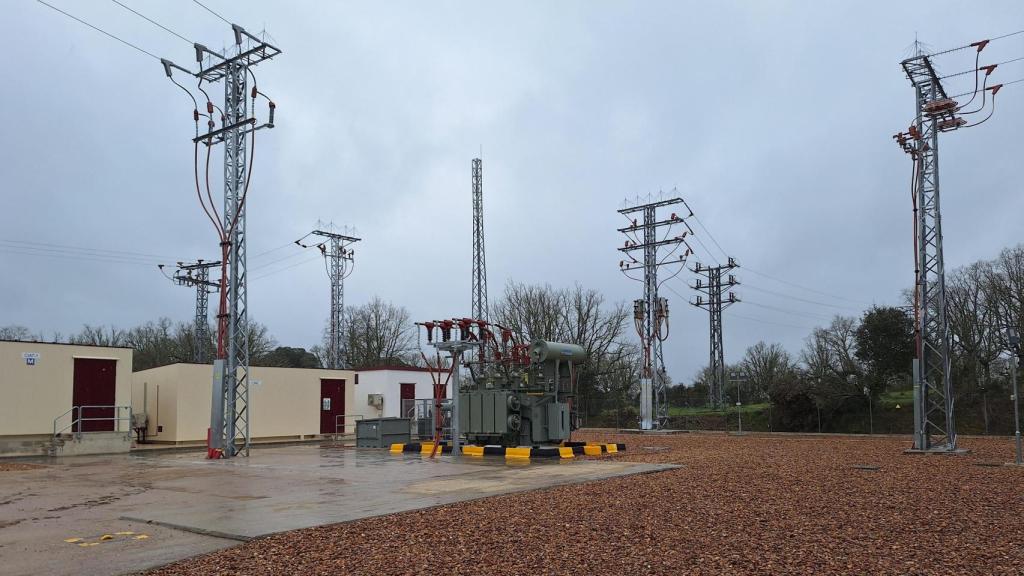 La nueva subestación eléctrica Fuenteguinaldo en la provincia de Salamanca