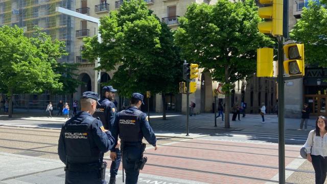 Imagen en el centro de Zaragoza.