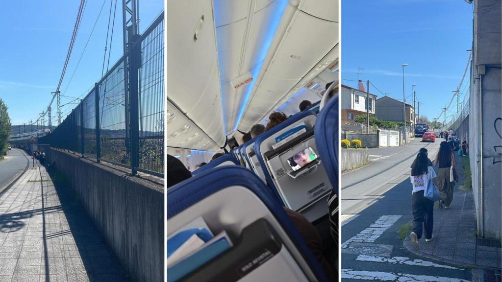 Apagón general: Trenes paralizados y normalidad en los vuelos de Galicia