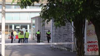 Operarios trabajando en el plan de emergencias del Puerto de Vigo
