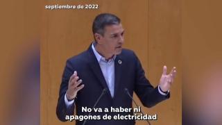 Nunca va a haber apagones en España: el vídeo de Pedro Sánchez que se ha vuelto viral tras la caída de la red eléctrica
