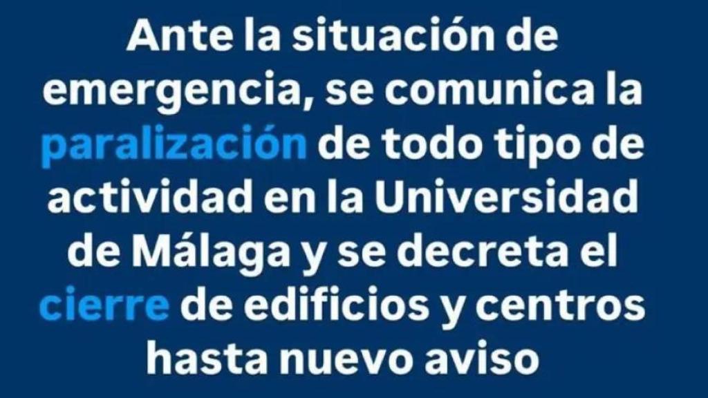 Mensaje de la UMA a través de instagram