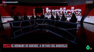 El plató de 'Al Rojo Vivo', totalmente a oscuras.