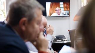 Imagen de la reunión de Cecopi.