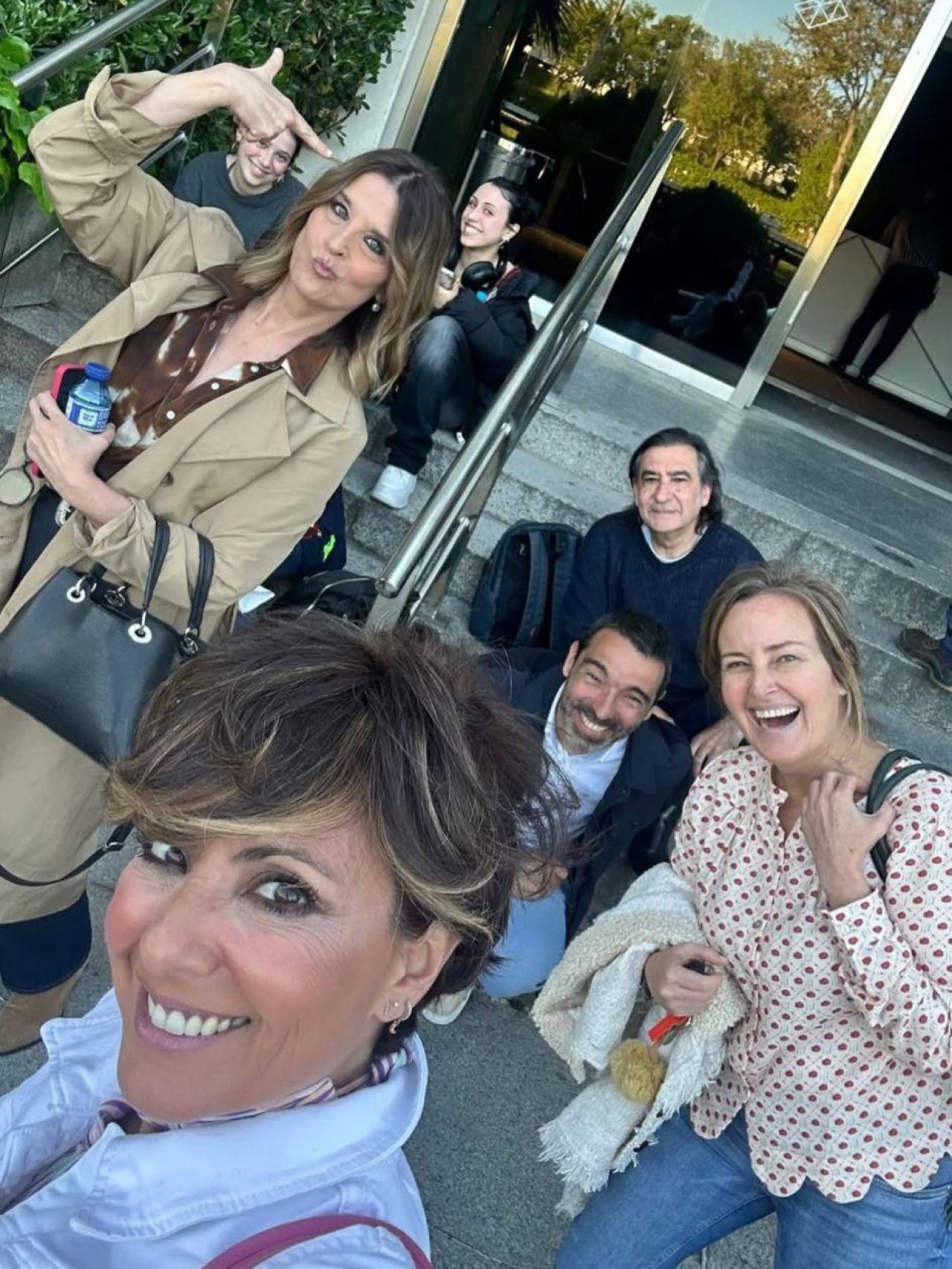 Sonsoles Ónega y sus colaboradores.