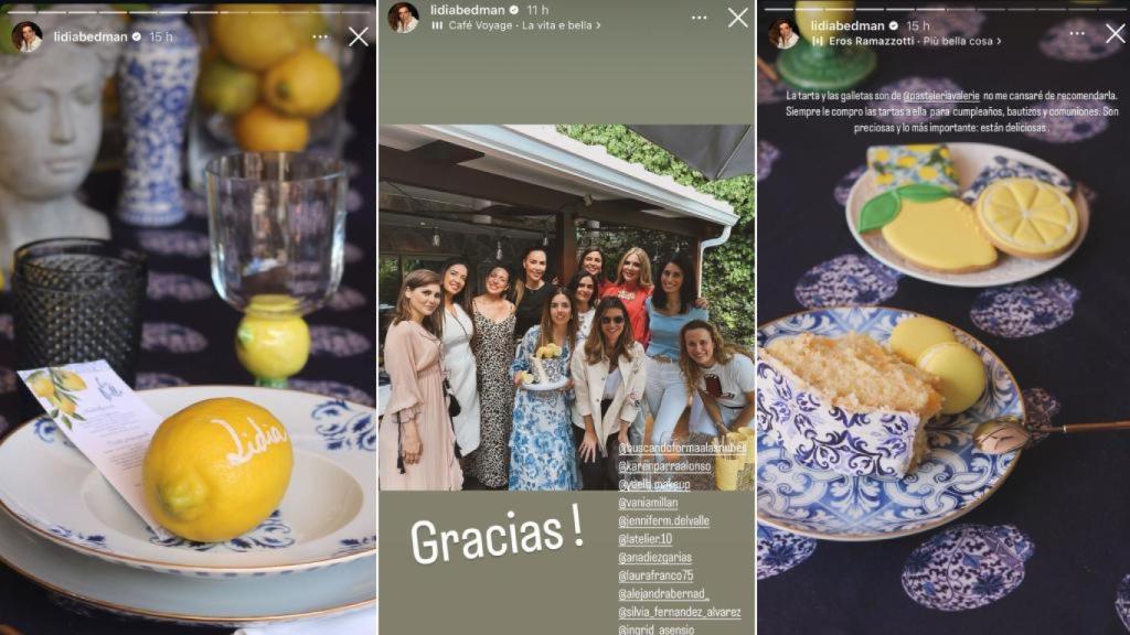 Los detalles del 40 cumpleaños Lidia Bedman.