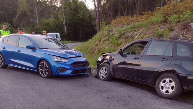Accidente de tráfico en Boiro.