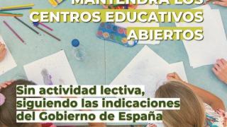 Mensaje informativo de la Junta de Andalucía.