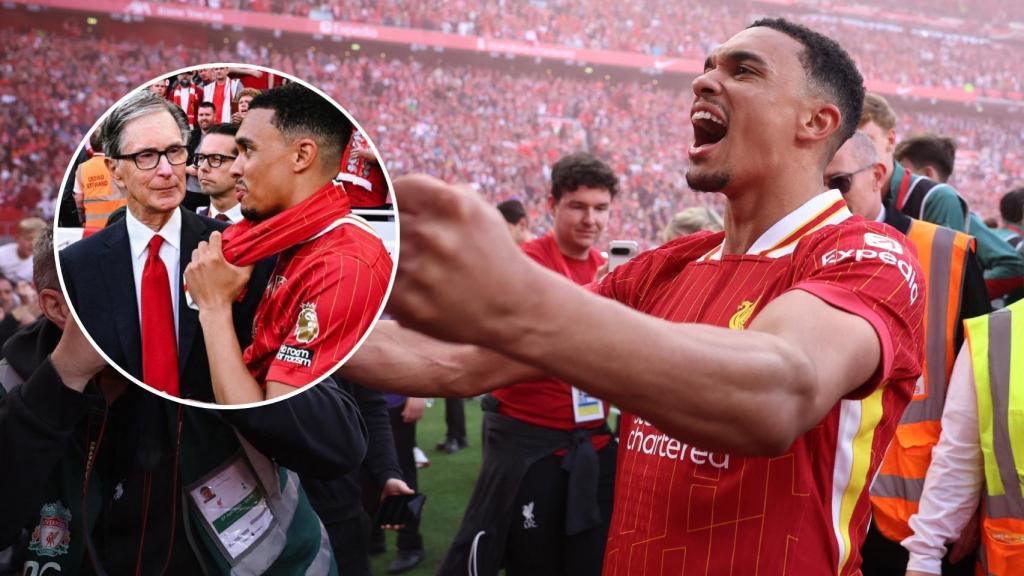 Alexander-Arnold, tras ganar la Premier League con el Liverpool