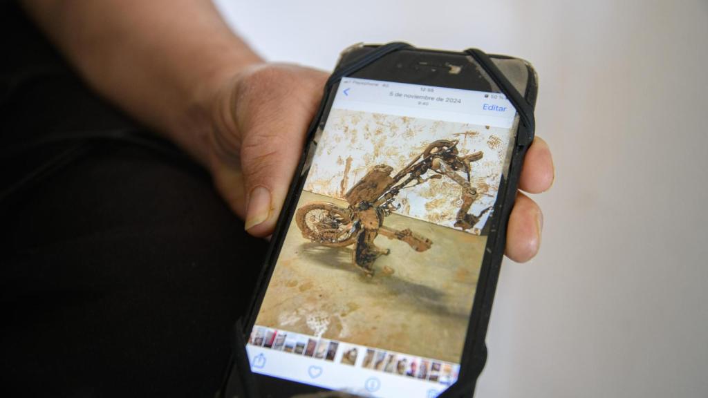 Aparato de movilidad destrozado tras la dana. Kike Taberner