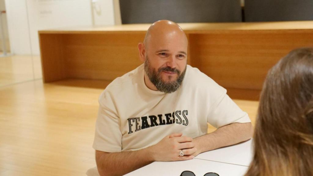 Niño de Elche entrevistado en el Centre Pompidou (Málaga)