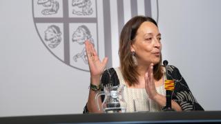 La  consejera Carmen Susín, este martes en el Edificio Pignatelli.