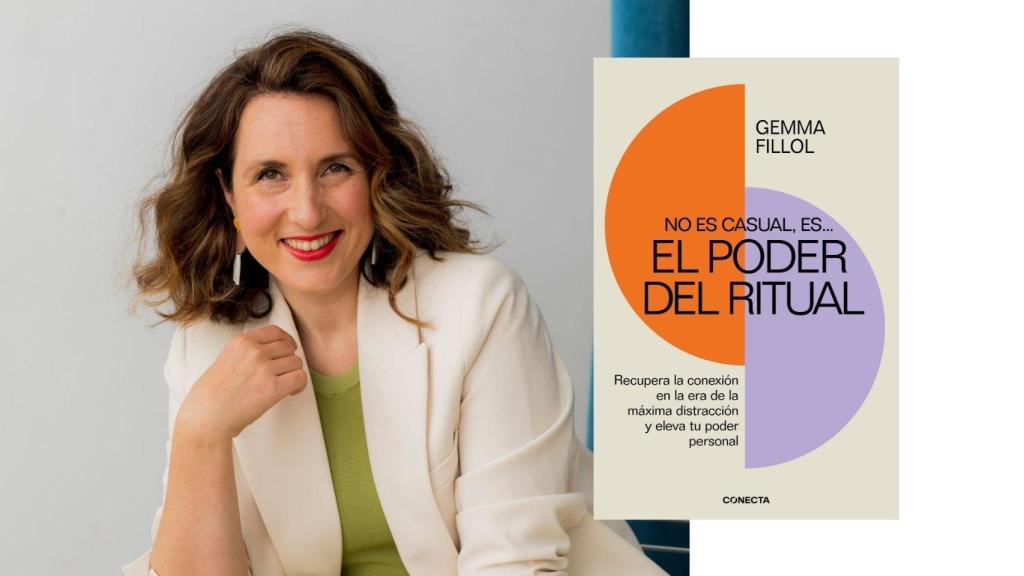 Gemma Fillol y la portada de su libro