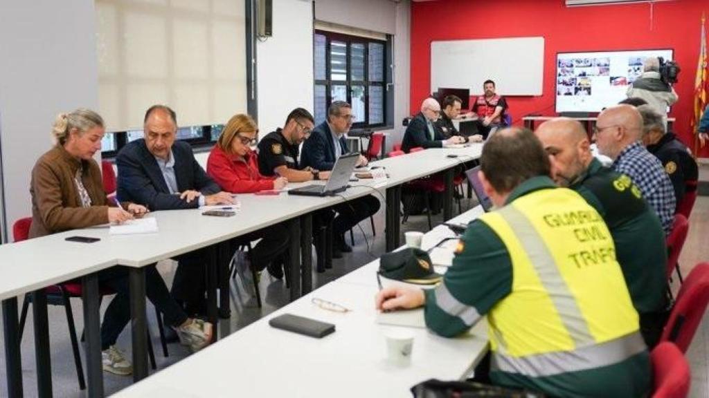 Reunión del Cecopi por el apagón. Centro de Coordinación de Emergencias