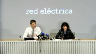Eduardo Prieto, director de Operaciones de Red Eléctrica, en rueda de prensa tras el apagón.