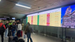 La estación de Atocha esta mañana