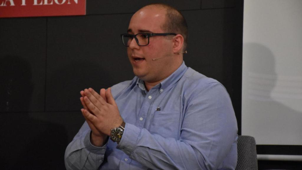 Marc Altes, presidente de la asociación ecologista Econucleares, durante el foro de EL ESPAÑOL Noticias de Castilla y León