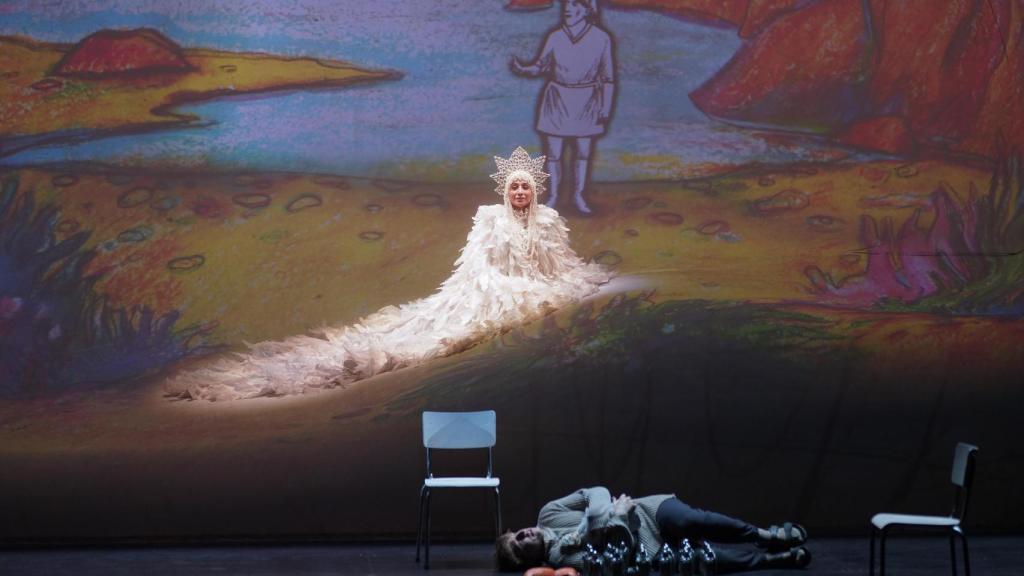Escena de la ópera presentada en el Teatro Real. Foto: Javier del Real