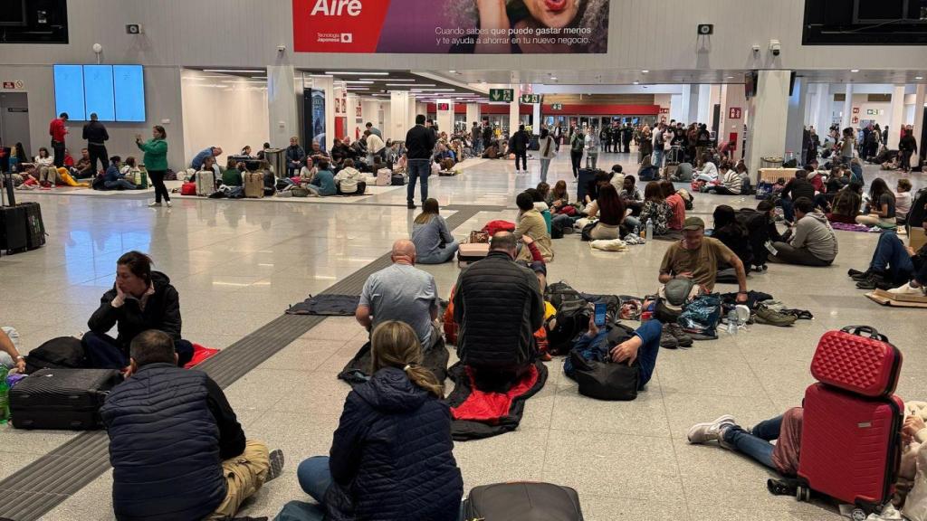 Imagen de la Estación de Chamartín este lunes.