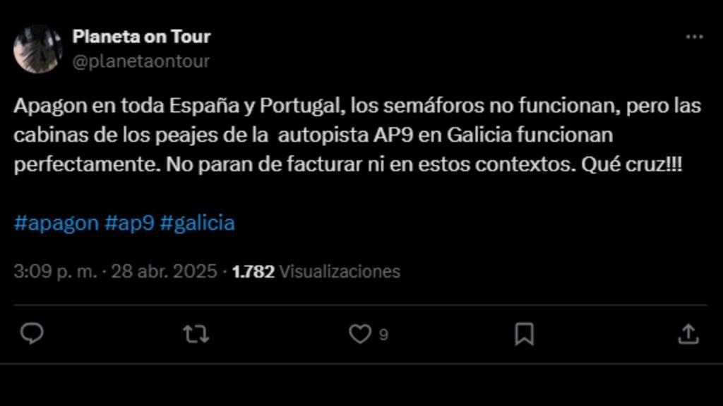 Usuario se queja en la red social X