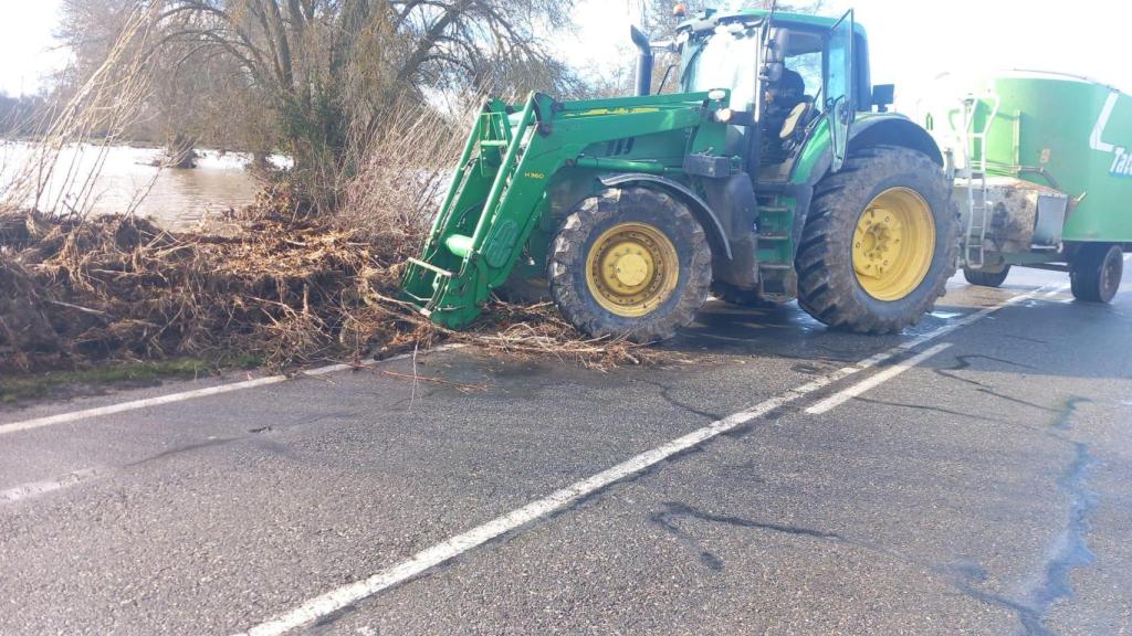 Imagen del estado que provocó en la provincia de Segovia el tren de borrascas de marzo