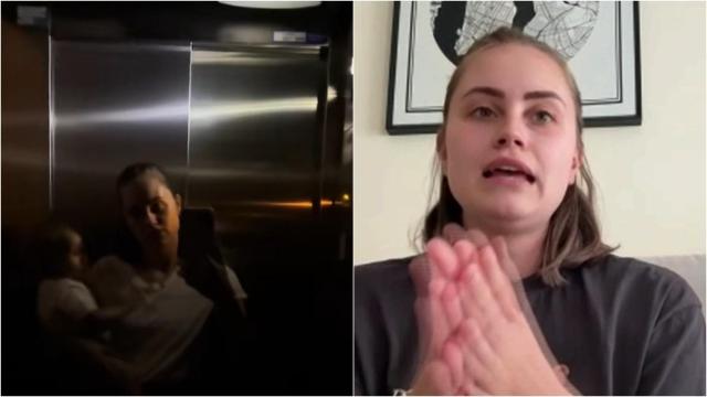 Andrea, afectada por el apagón: “Estuve encerrada en el ascensor junto a mi bebé de 9 meses”