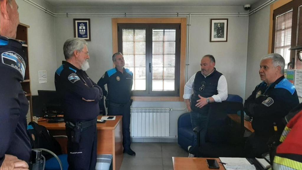 Operativo especial en Culleredo por el apagón general.