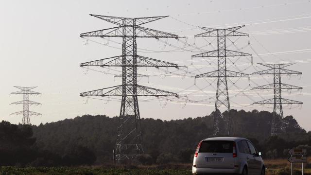 La última interconexión eléctrica entre Francia y España inaugurada en 2015 entre Santa Llogaia y  Baixàs