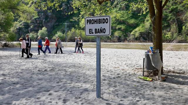 'Playa' de Tenerías en la zona de la Cornisa de Toledo.
