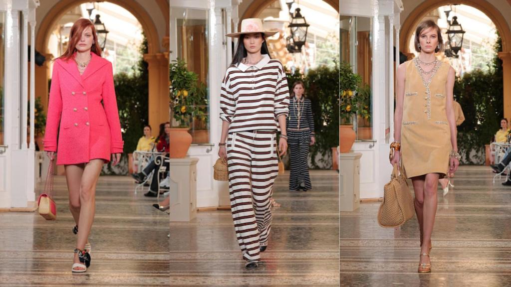 El rosa ha sido uno de los colores clave de la colección.