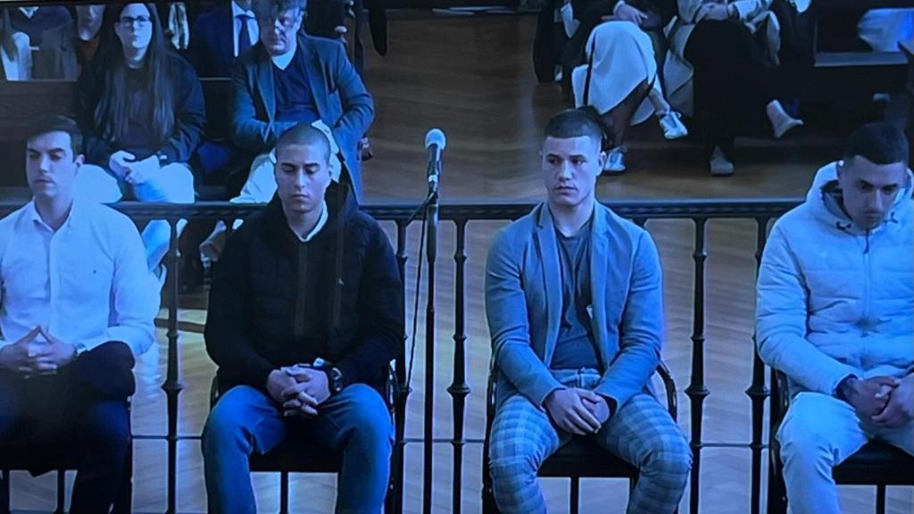 De izquierda a derecha, Alejadro Míguez, Kaio Amaral, Alejandro Freire (Yumba) y Diego Montaña