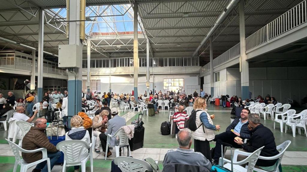 Pasajeros atrapados en Tarancón.