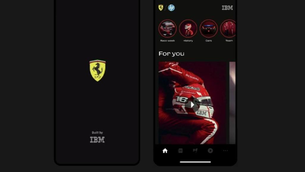 Ferrari e IBM ponen a punto la nueva 'app' de la escudería ...