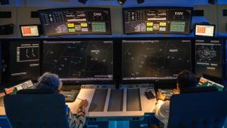 Controladores aéreos de Enaire.