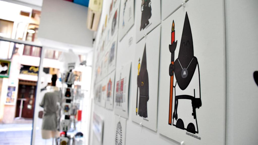 Detalle de algunos de los diseños de la tienda Nueve Ochenta