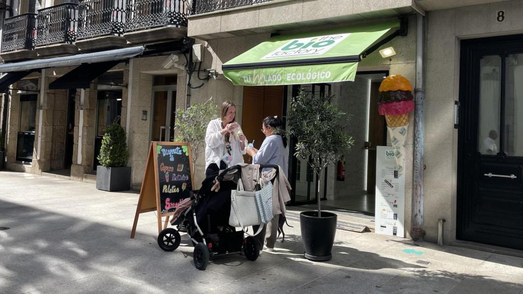 La heladería The Bio Factory este martes.