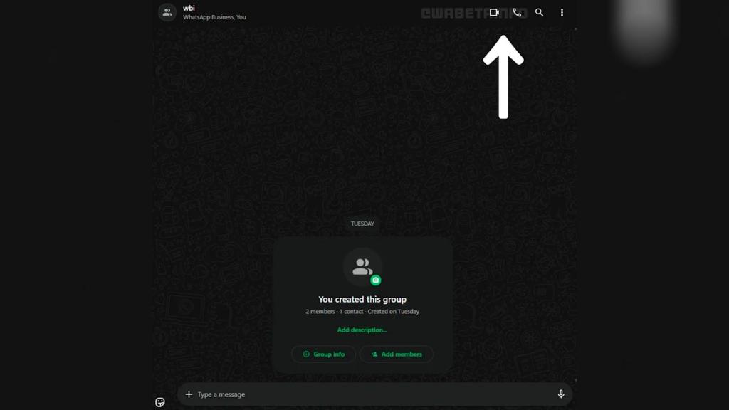 Imagen con los dos nuevos botones en WhatsApp