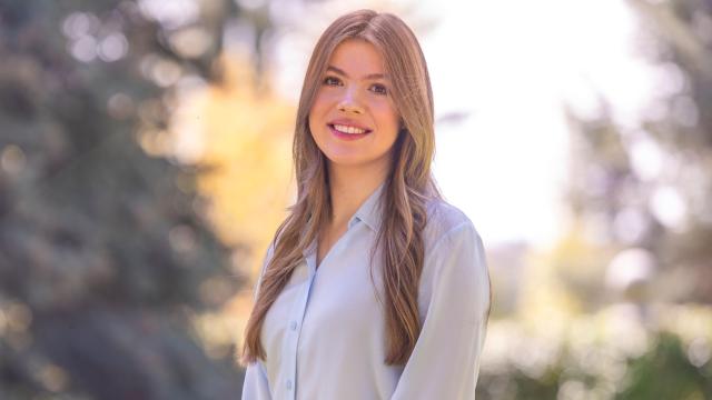 La infanta Sofía, en una de sus nuevas fotos.