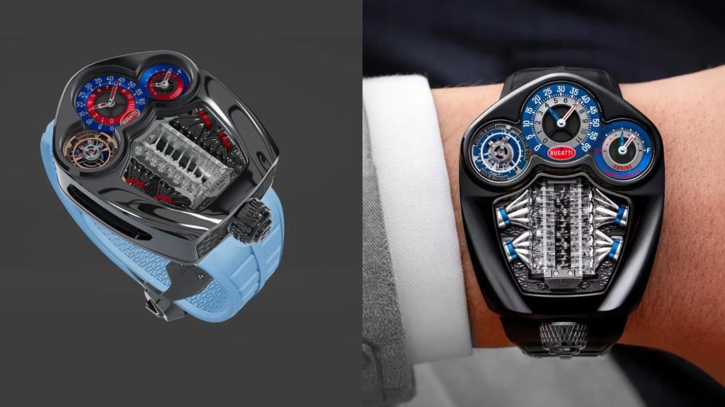 El reloj Bugatti Tourbillon V16 de Jacob & Co.