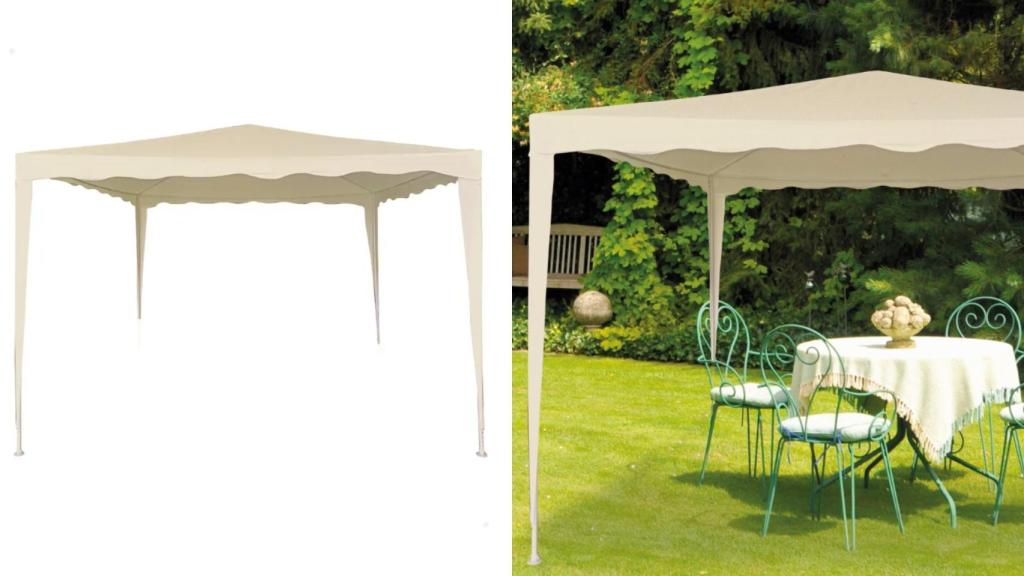 El cenador desmontable de Leroy Merlin.