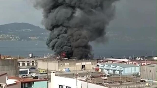 Incendio en Sada 2