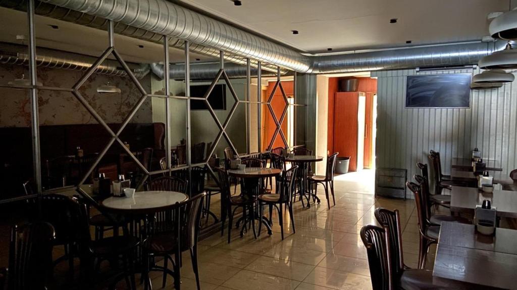 El interior del Café Venecia, este lunes.
