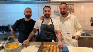 Equipo de A Cantina de Casa RIA, en Santiago.