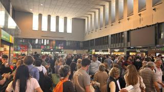 Santa Justa en la mañana del martes 29 de abril.
