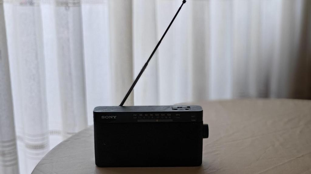 Imagen de la radio analógica de Rubén.